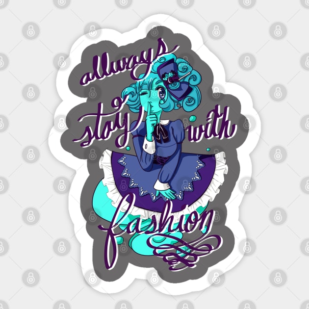 FASHION GHOST Sticker by Sagurin